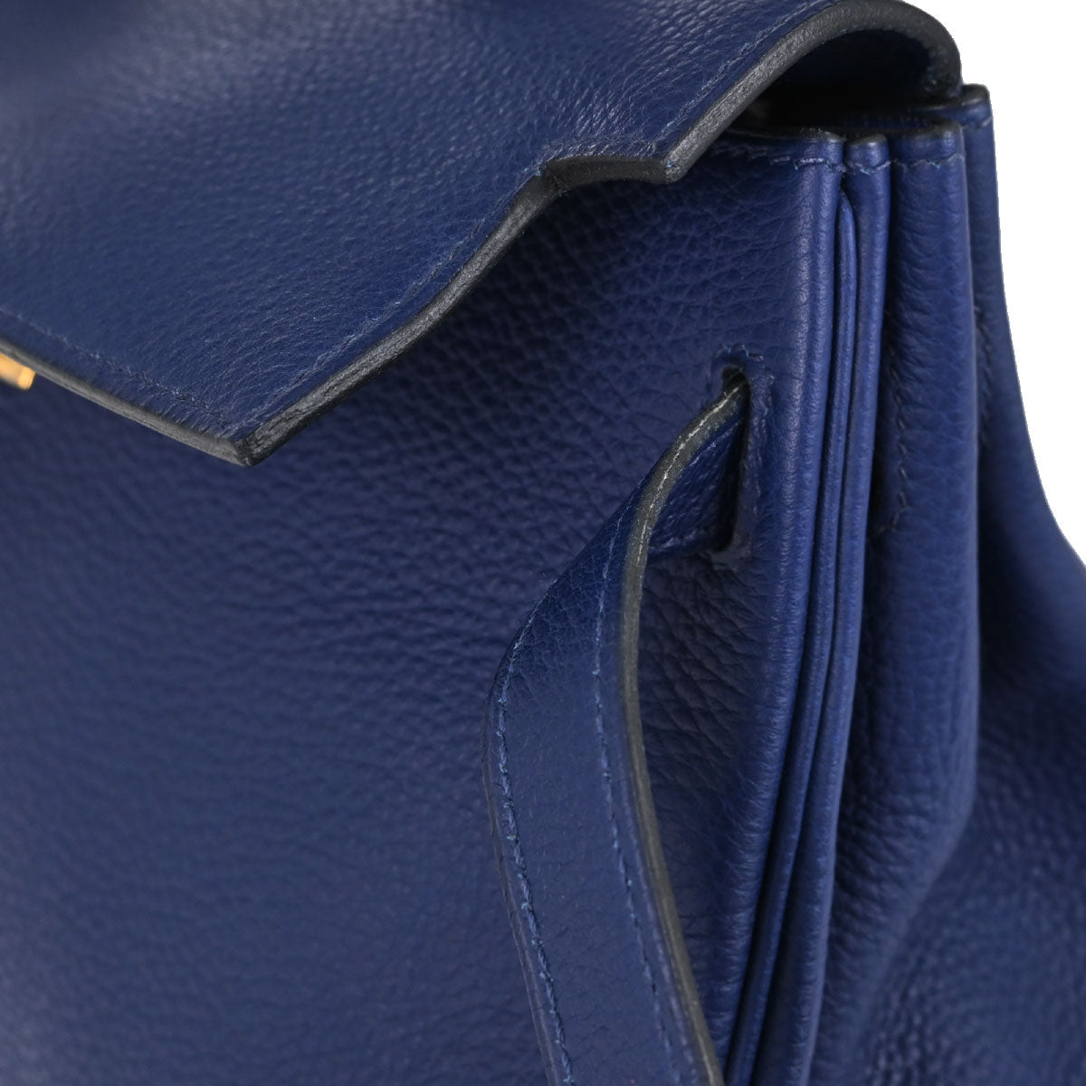 Hermes Blue Roy Togo Kelly 35 Retourne 2way Shoulder Handbag