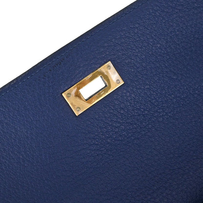 Hermes Blue Roy Togo Kelly 35 Retourne 2way Shoulder Handbag