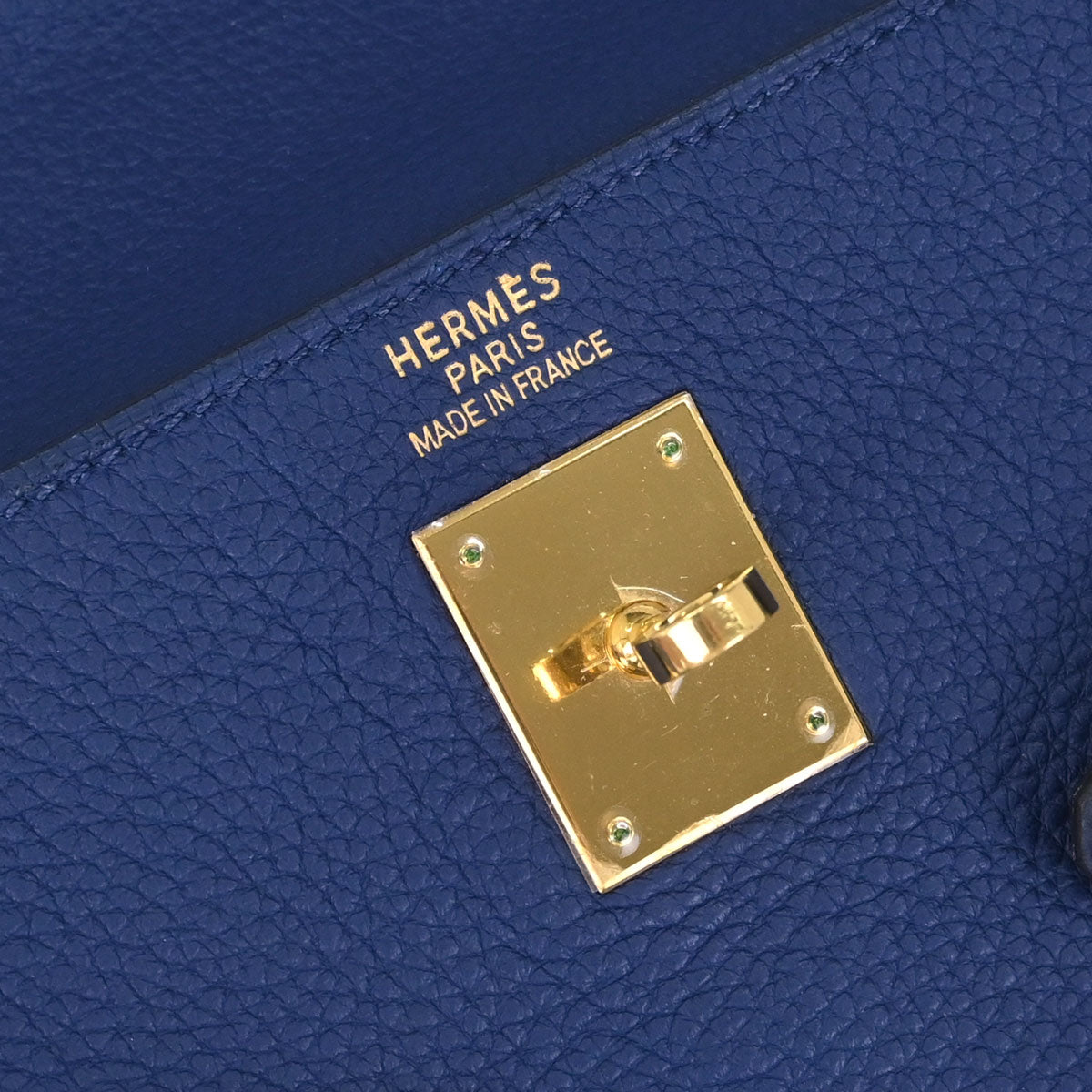 Hermes Blue Roy Togo Kelly 35 Retourne 2way Shoulder Handbag