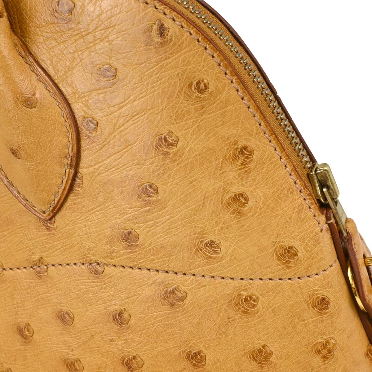 Hermes * Saffron Ostrich Bolide 31 2way Shoulder Handbag