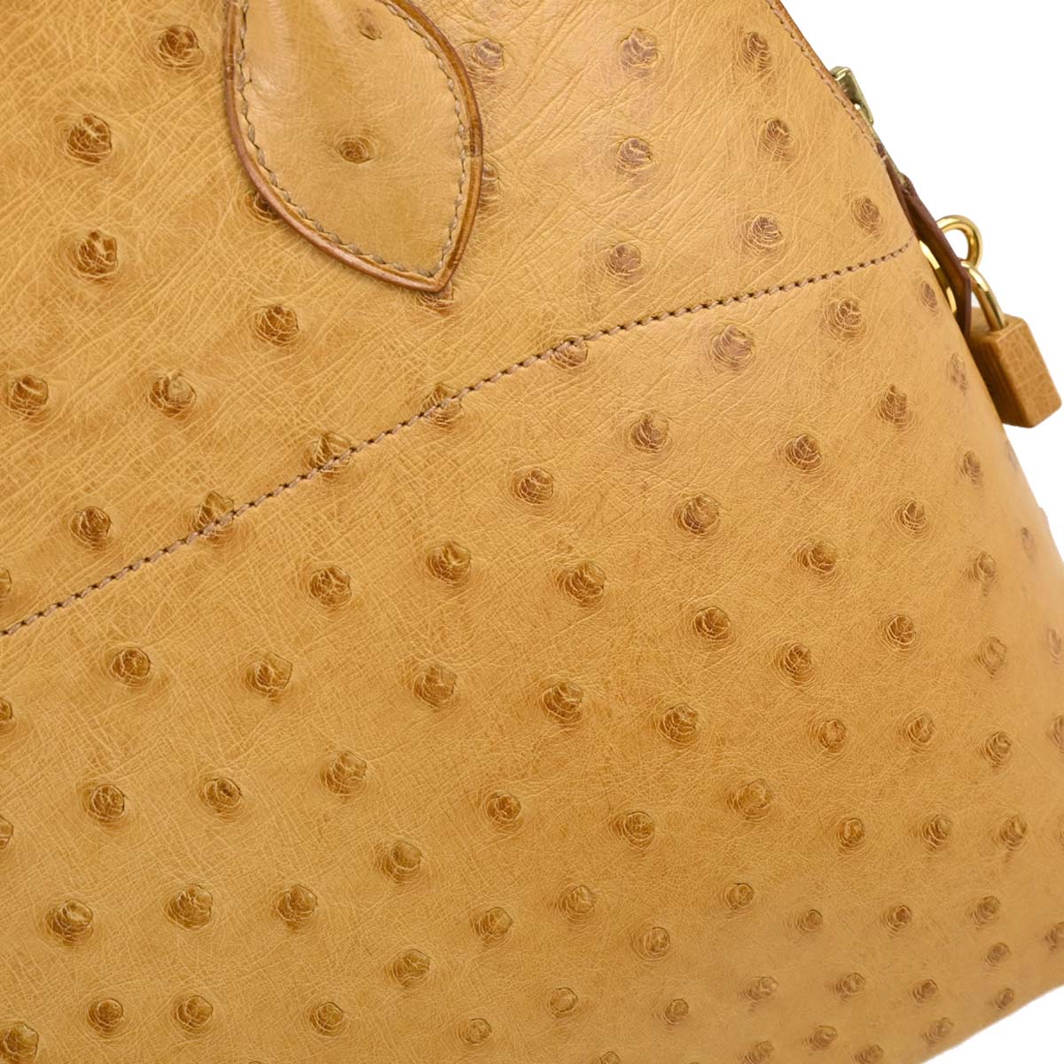 Hermes * Saffron Ostrich Bolide 31 2way Shoulder Handbag