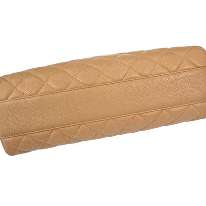 Chanel Beige Caviar Skin Handbag