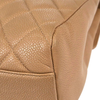 Chanel Beige Caviar Skin Handbag