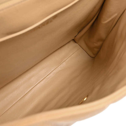 Chanel Beige Caviar Skin Handbag