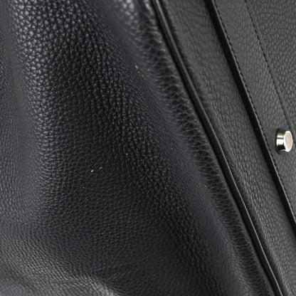 Hermes Black Togo HAC Haut a Courroies 50 Handbag