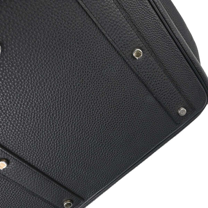 Hermes Black Togo HAC Haut a Courroies 50 Handbag