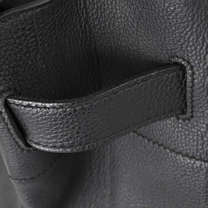 Hermes Black Togo HAC Haut a Courroies 50 Handbag