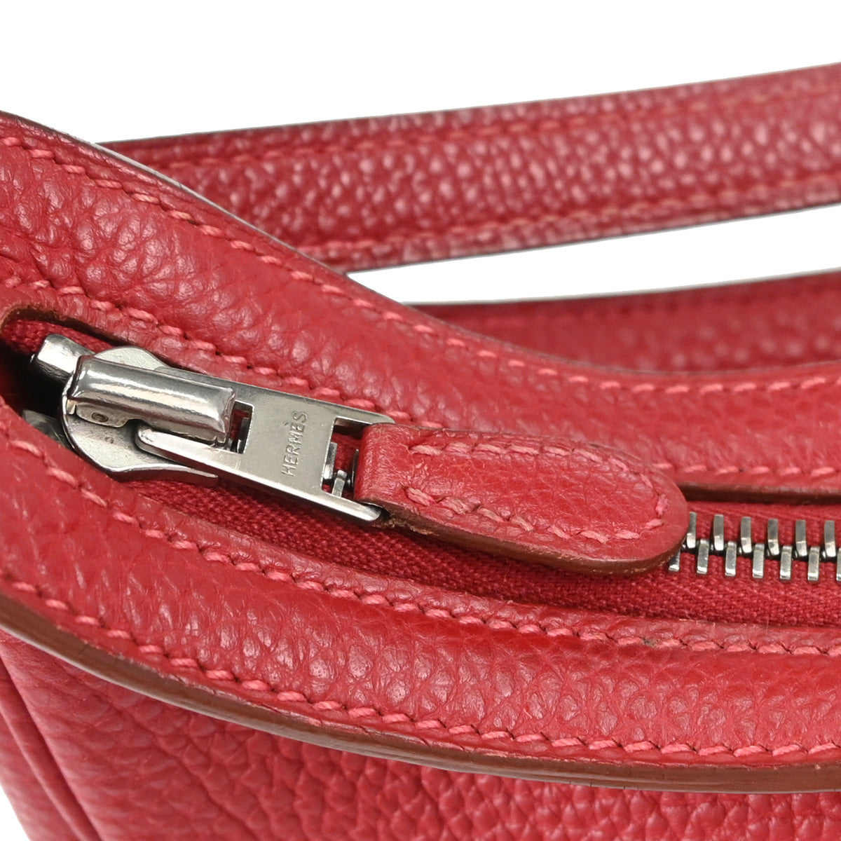 Hermes Rouge Garance Togo Caporal Handbag