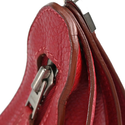 Hermes Rouge Garance Togo Caporal Handbag