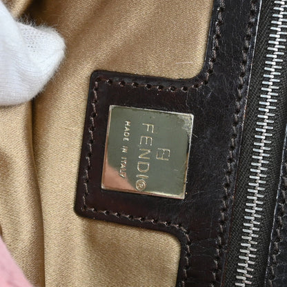 Fendi Cow Print Pony Hair Baguette Bag