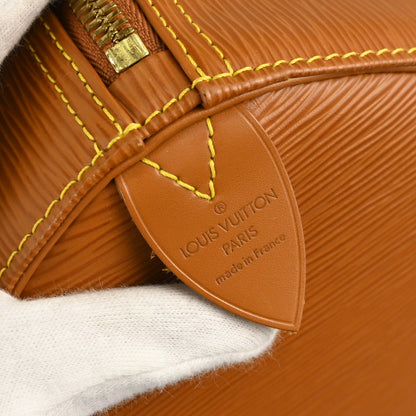 Louis Vuitton Brown Epi Keepall 55 Travel Handbag M42958