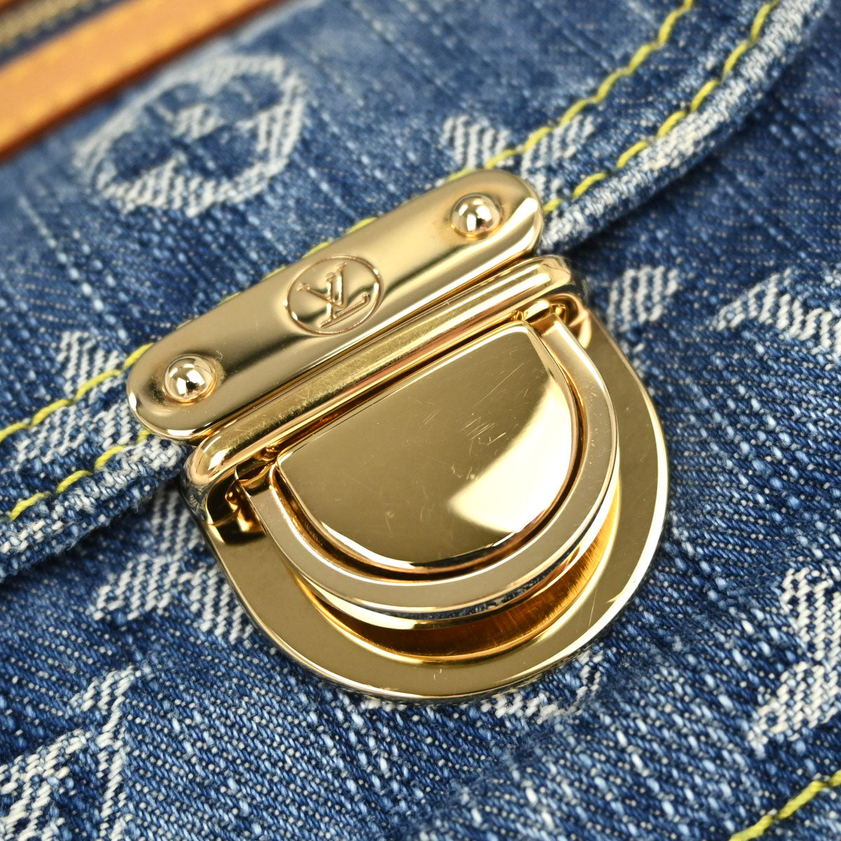 Louis Vuitton Blue Monogram Denim Baggy PM Shoulder Bag M95049