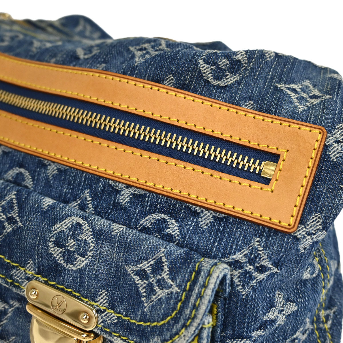 Louis Vuitton Blue Monogram Denim Baggy PM Shoulder Bag M95049
