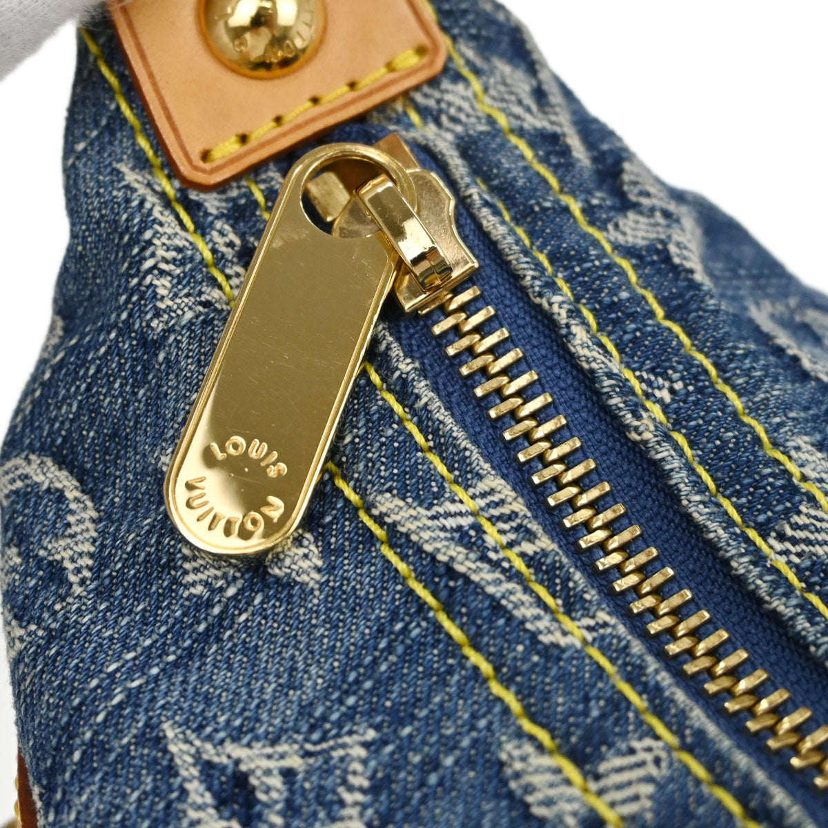 Louis Vuitton Blue Monogram Denim Baggy PM Shoulder Bag M95049