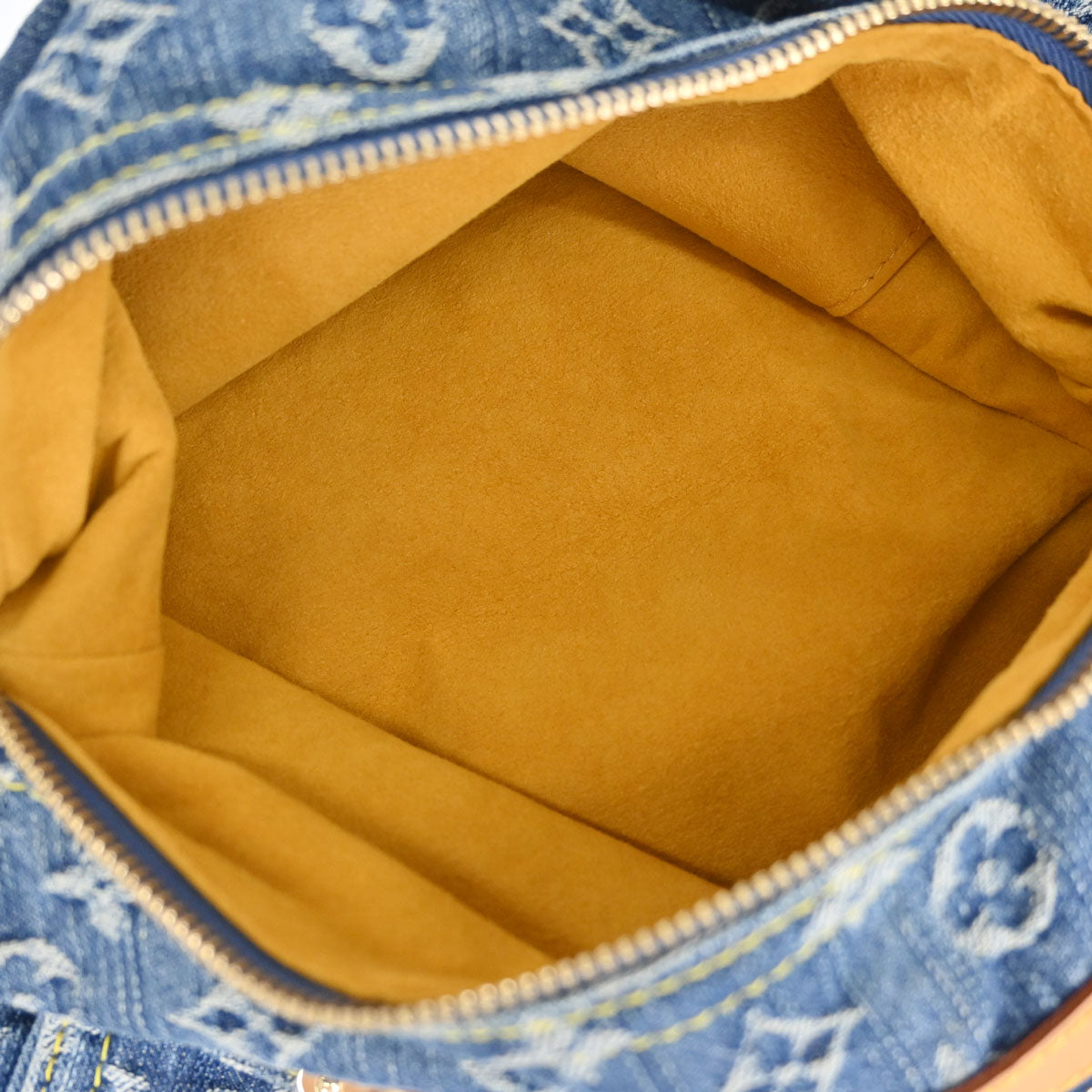 Louis Vuitton Blue Monogram Denim Baggy PM Shoulder Bag M95049