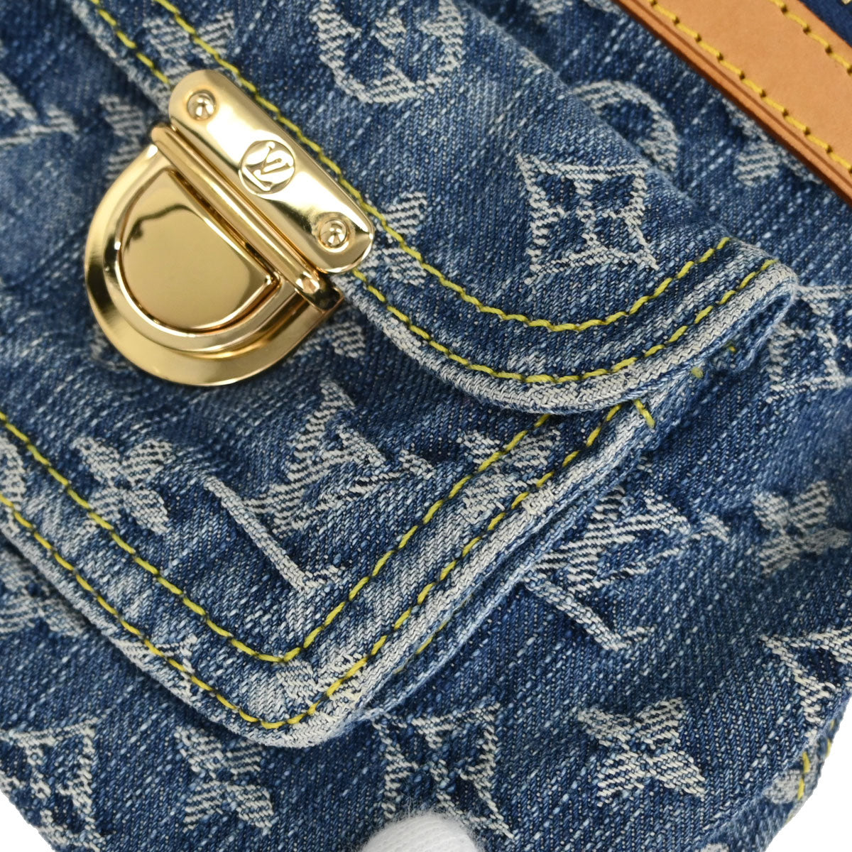 Louis Vuitton Blue Monogram Denim Baggy PM Shoulder Bag M95049