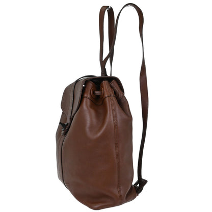 Chanel Brown Lambskin Backpack