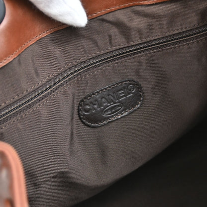 Chanel Brown Lambskin Backpack