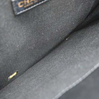 Chanel Navy Canvas Icon Tote Handbag