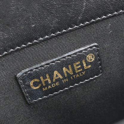 Chanel Navy Canvas Icon Tote Handbag
