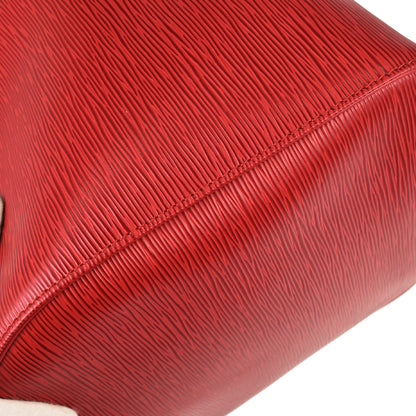Louis Vuitton Red Epi Keepall 50 Travel Handbag M42967