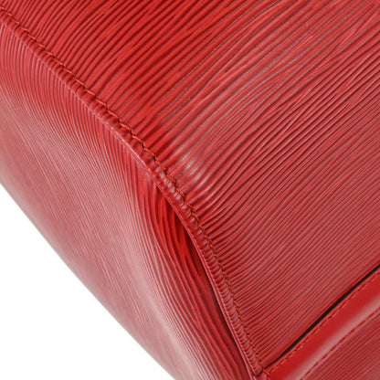 Louis Vuitton Red Epi Keepall 50 Travel Handbag M42967