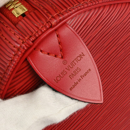 Louis Vuitton Red Epi Keepall 50 Travel Handbag M42967