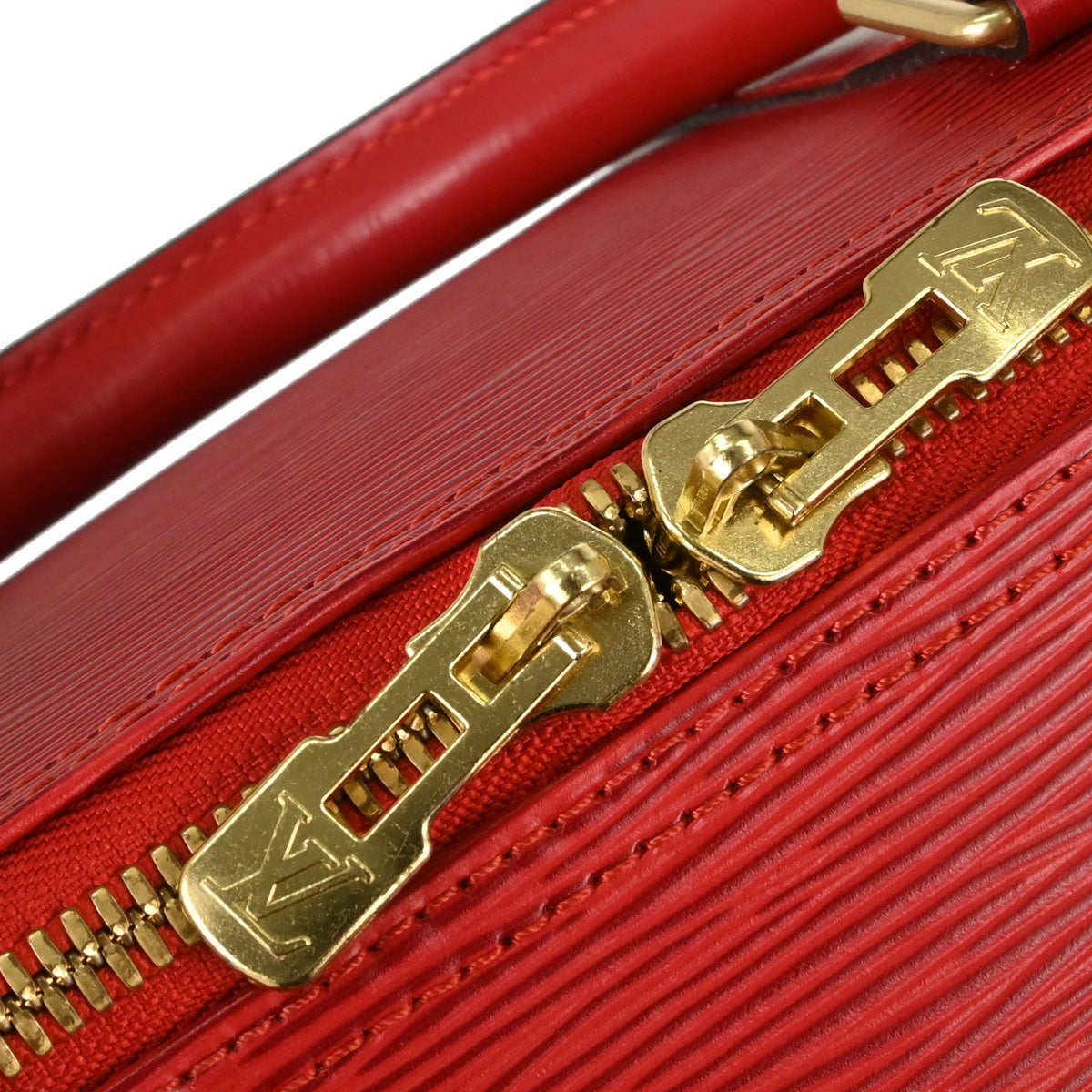 Louis Vuitton Red Epi Keepall 50 Travel Handbag M42967