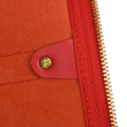 Louis Vuitton Red Epi Keepall 50 Travel Handbag M42967