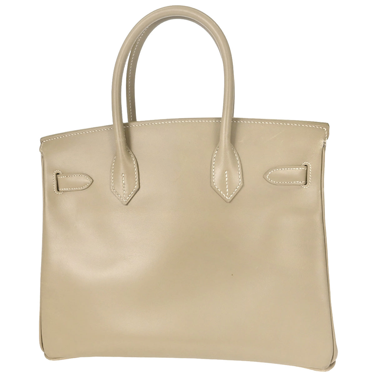 Hermes Beige Box Calf Birkin 30 Handbag