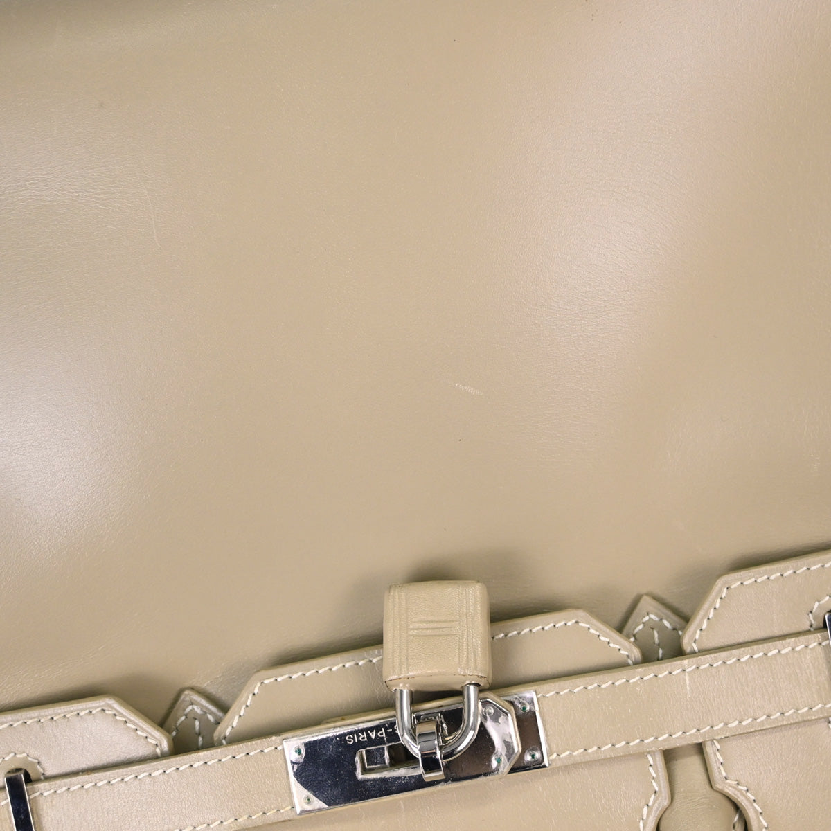 Hermes Beige Box Calf Birkin 30 Handbag