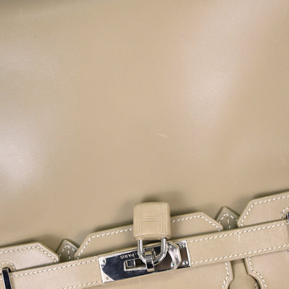 Hermes Beige Box Calf Birkin 30 Handbag