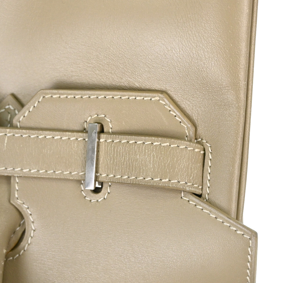 Hermes Beige Box Calf Birkin 30 Handbag