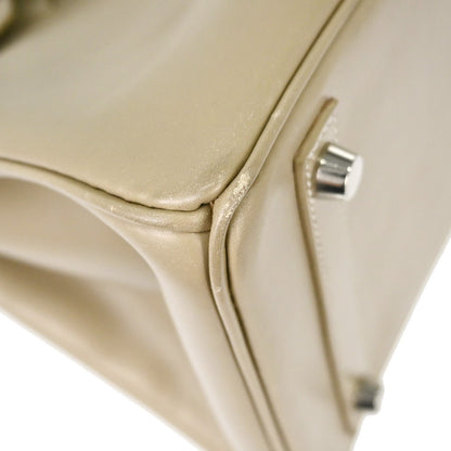 Hermes Beige Box Calf Birkin 30 Handbag