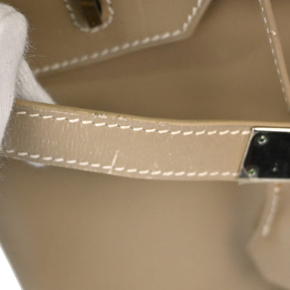 Hermes Beige Box Calf Birkin 30 Handbag