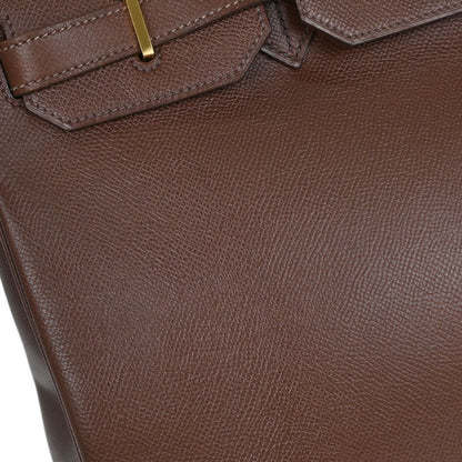 Hermes Havane Courchevel Birkin 35 Handbag