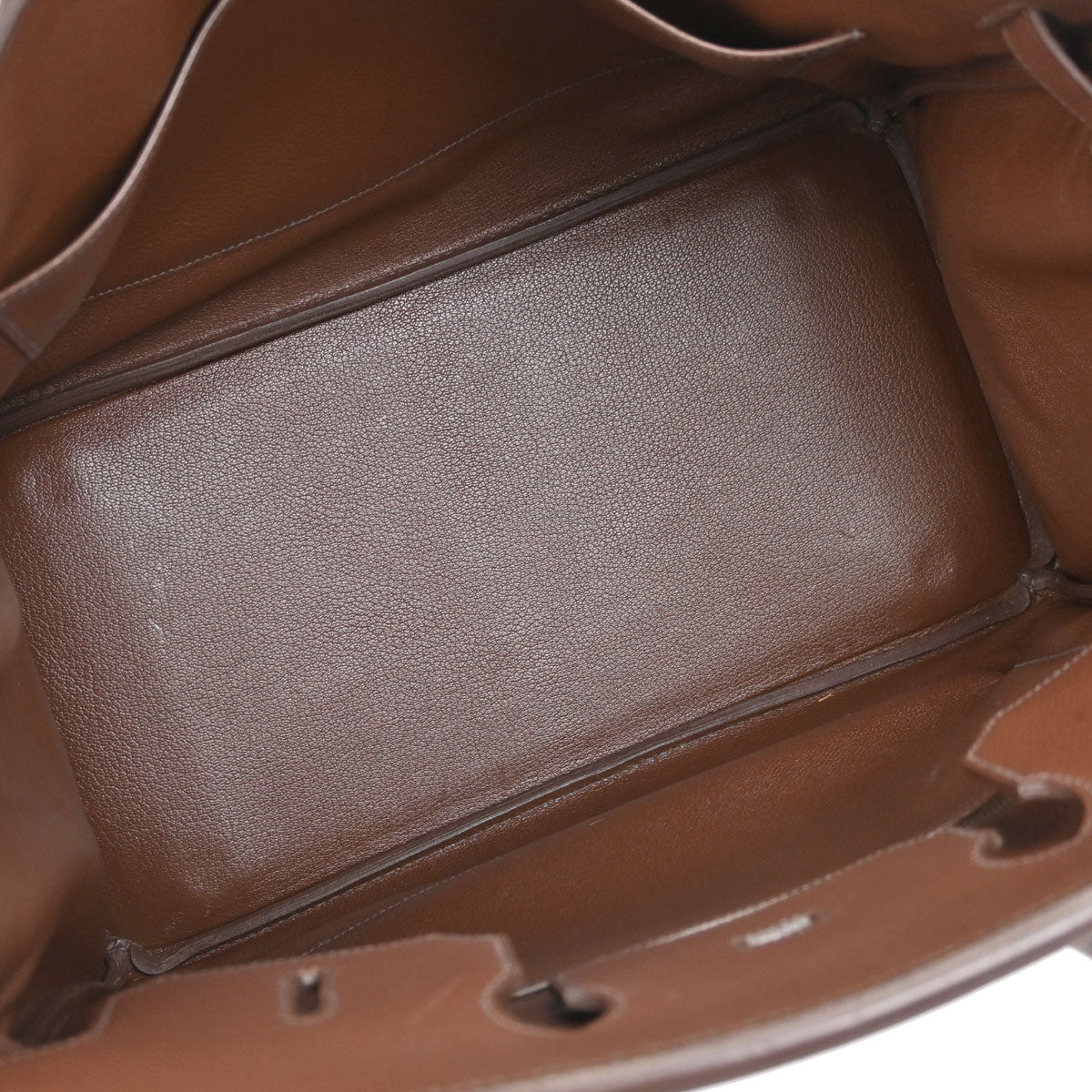 Hermes Havane Courchevel Birkin 35 Handbag