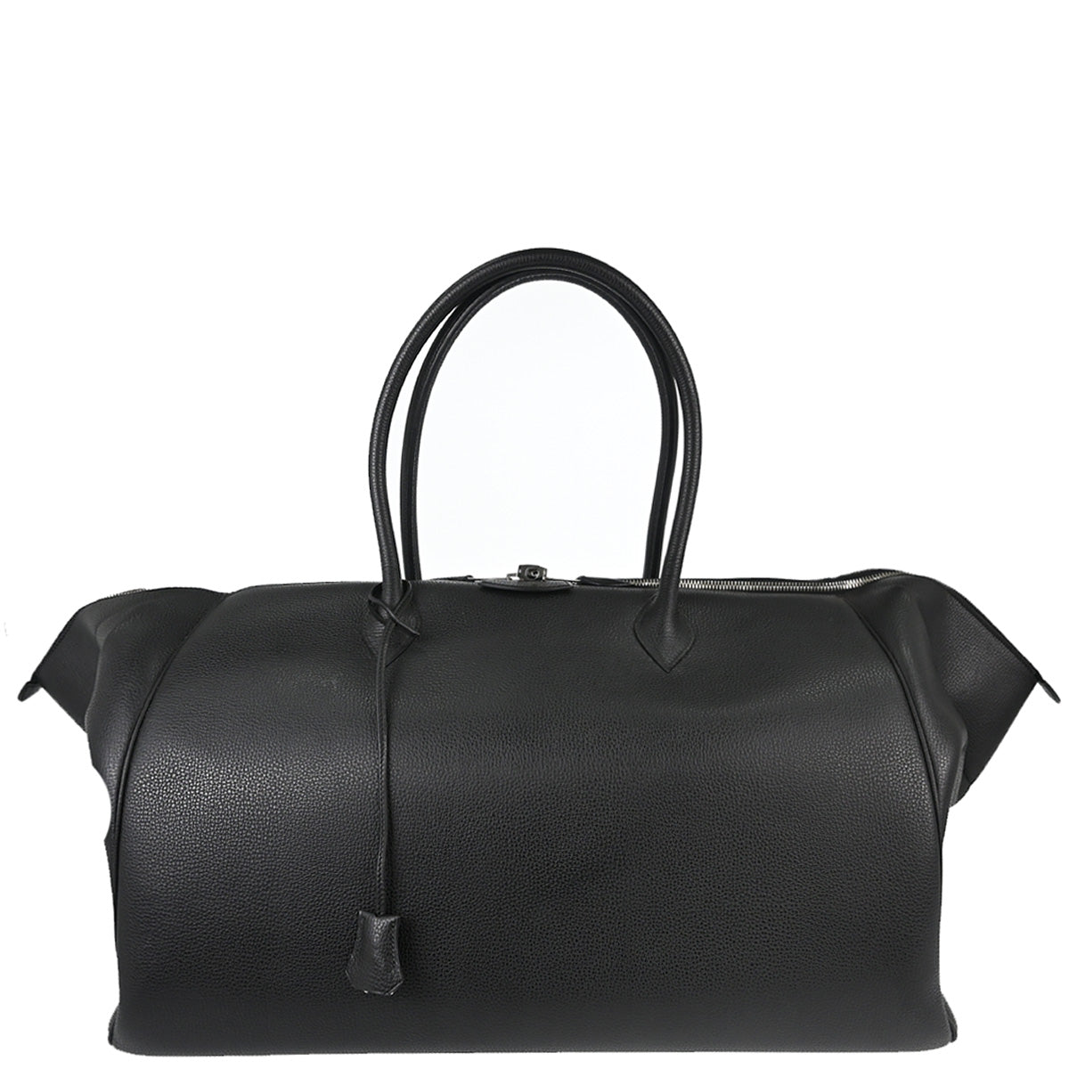 Hermes Black Vache Liegee Paris Bombay 50 Handbag