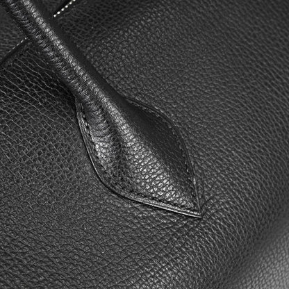 Hermes Black Vache Liegee Paris Bombay 50 Handbag