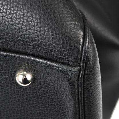 Hermes Black Vache Liegee Paris Bombay 50 Handbag