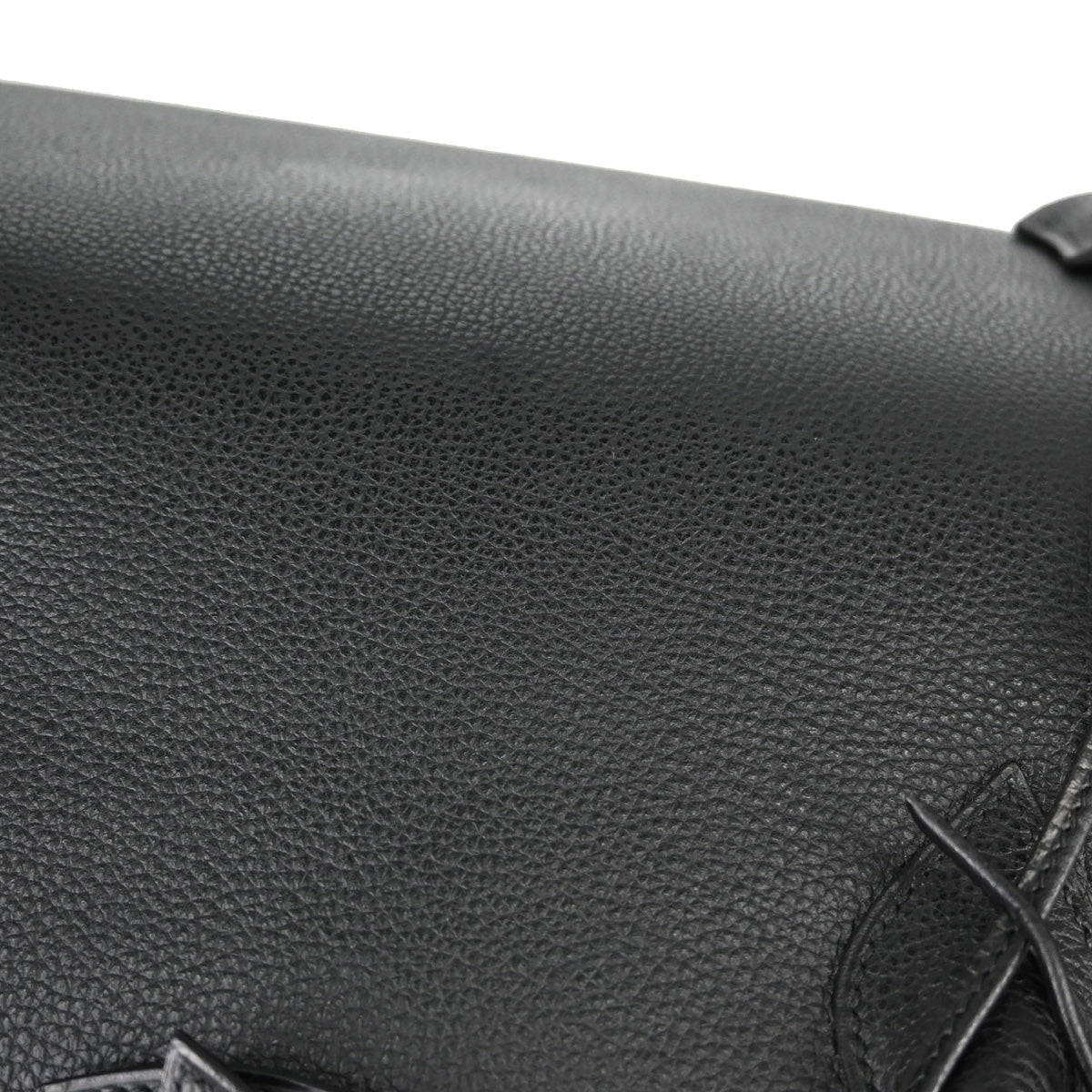 Hermes Black Vache Liegee Paris Bombay 50 Handbag