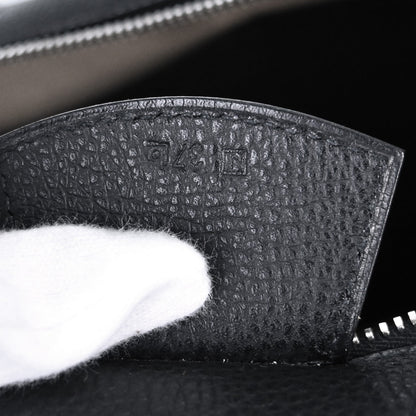 Hermes Black Vache Liegee Paris Bombay 50 Handbag
