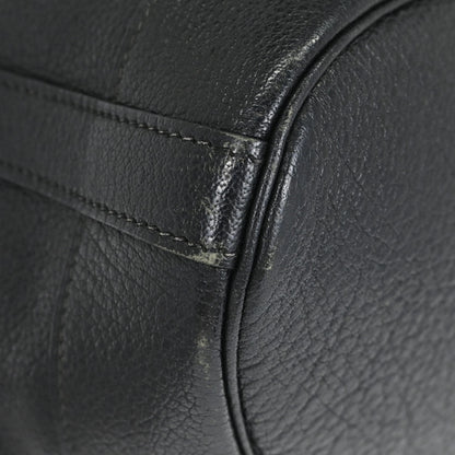 Hermes Black Buffle Skipper Market GM Bucket Shoulder Bag