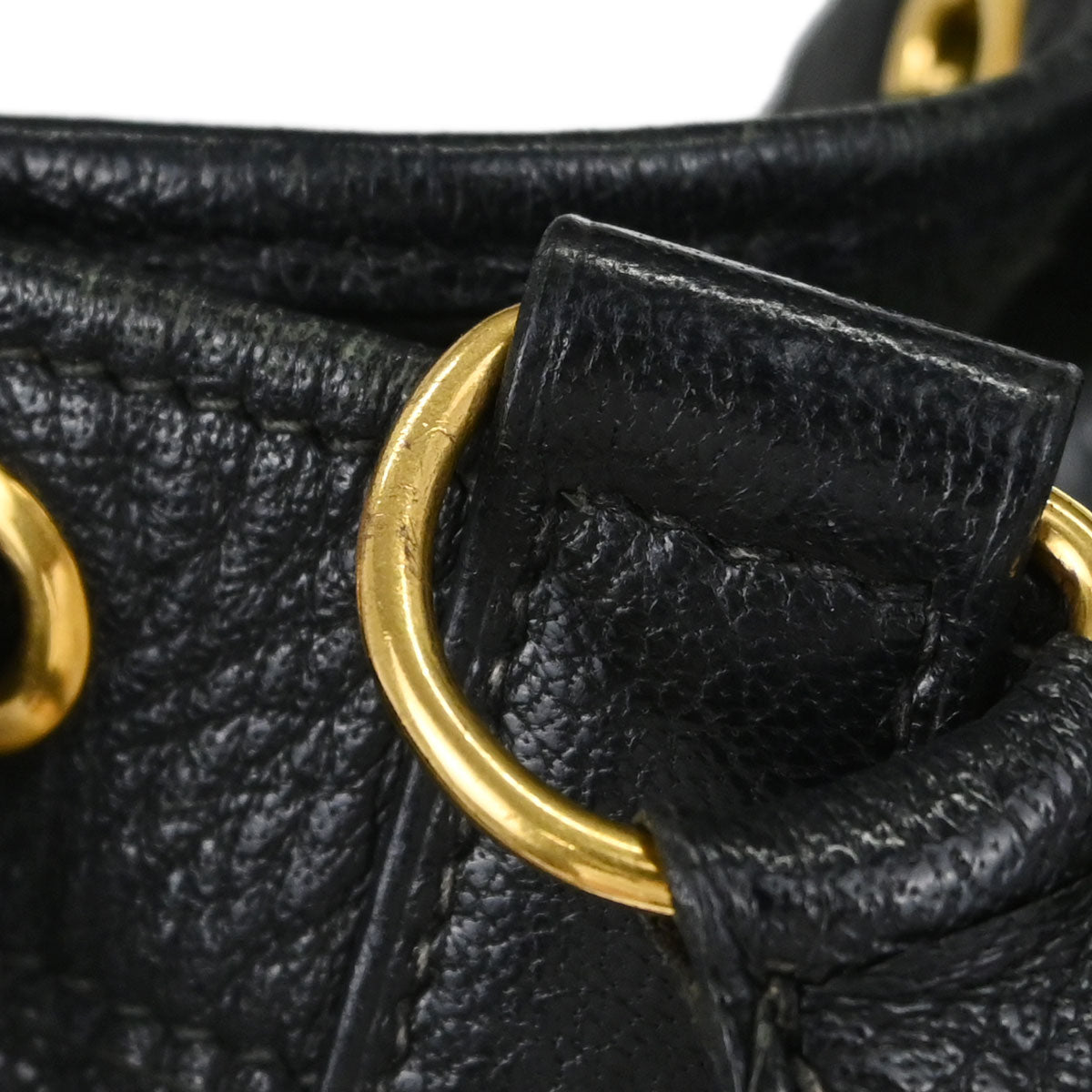 Hermes Black Buffle Skipper Market GM Bucket Shoulder Bag