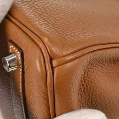 Hermes Gold Togo Birkin 25 Handbag