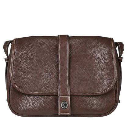 Hermes Havane Taurillon Clemence Noumea Shoulder Bag