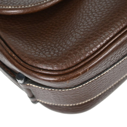 Hermes Havane Taurillon Clemence Noumea Shoulder Bag