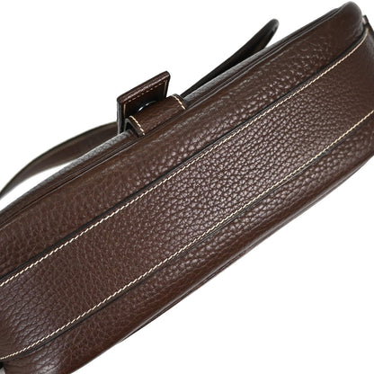 Hermes Havane Taurillon Clemence Noumea Shoulder Bag