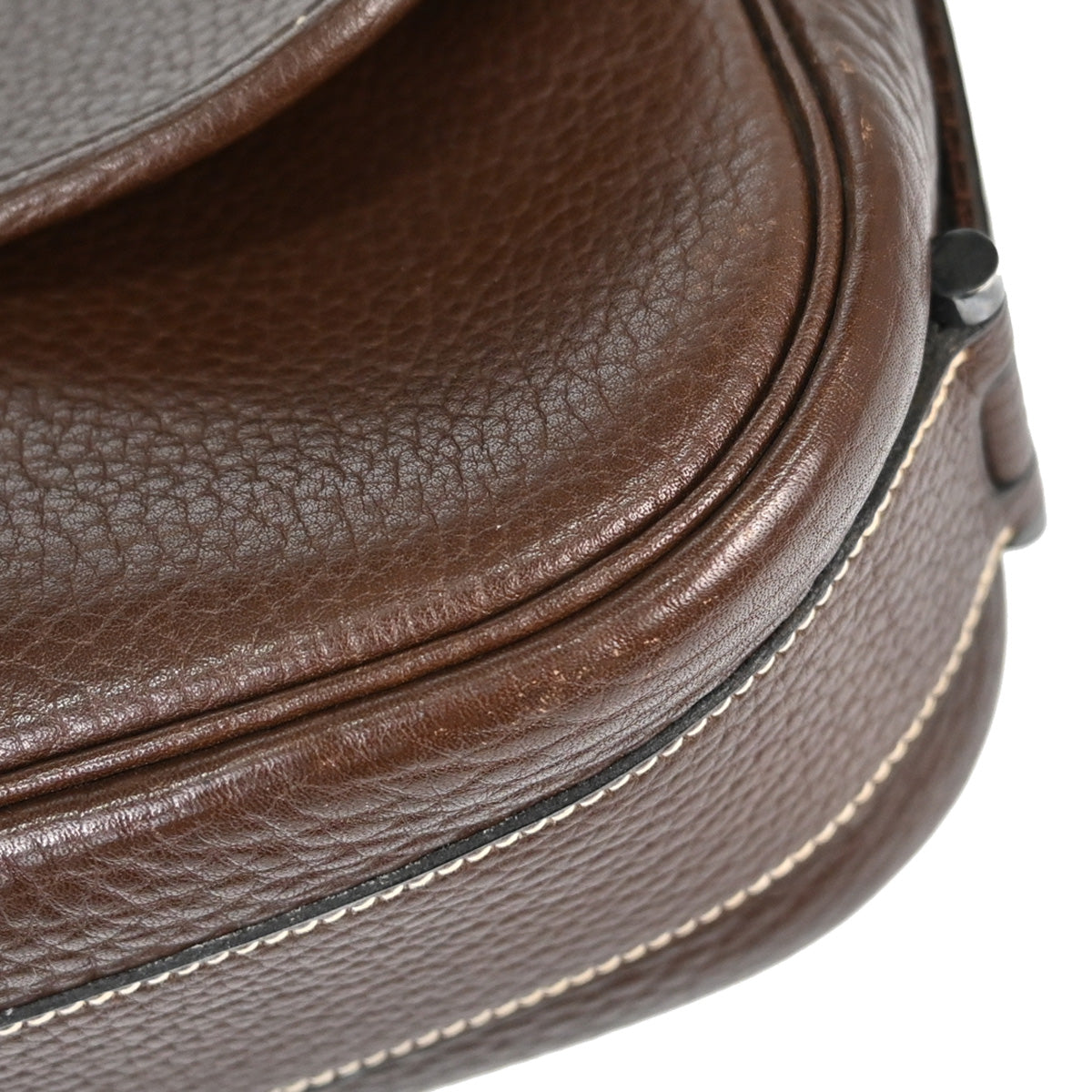Hermes Havane Taurillon Clemence Noumea Shoulder Bag