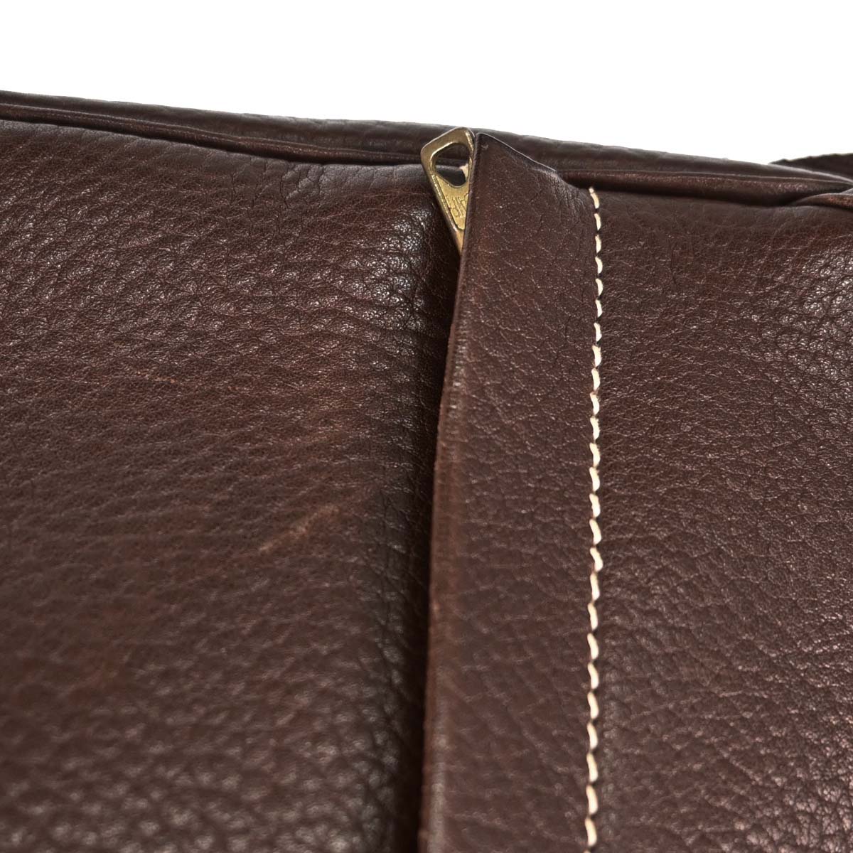 Hermes Havane Taurillon Clemence Noumea Shoulder Bag